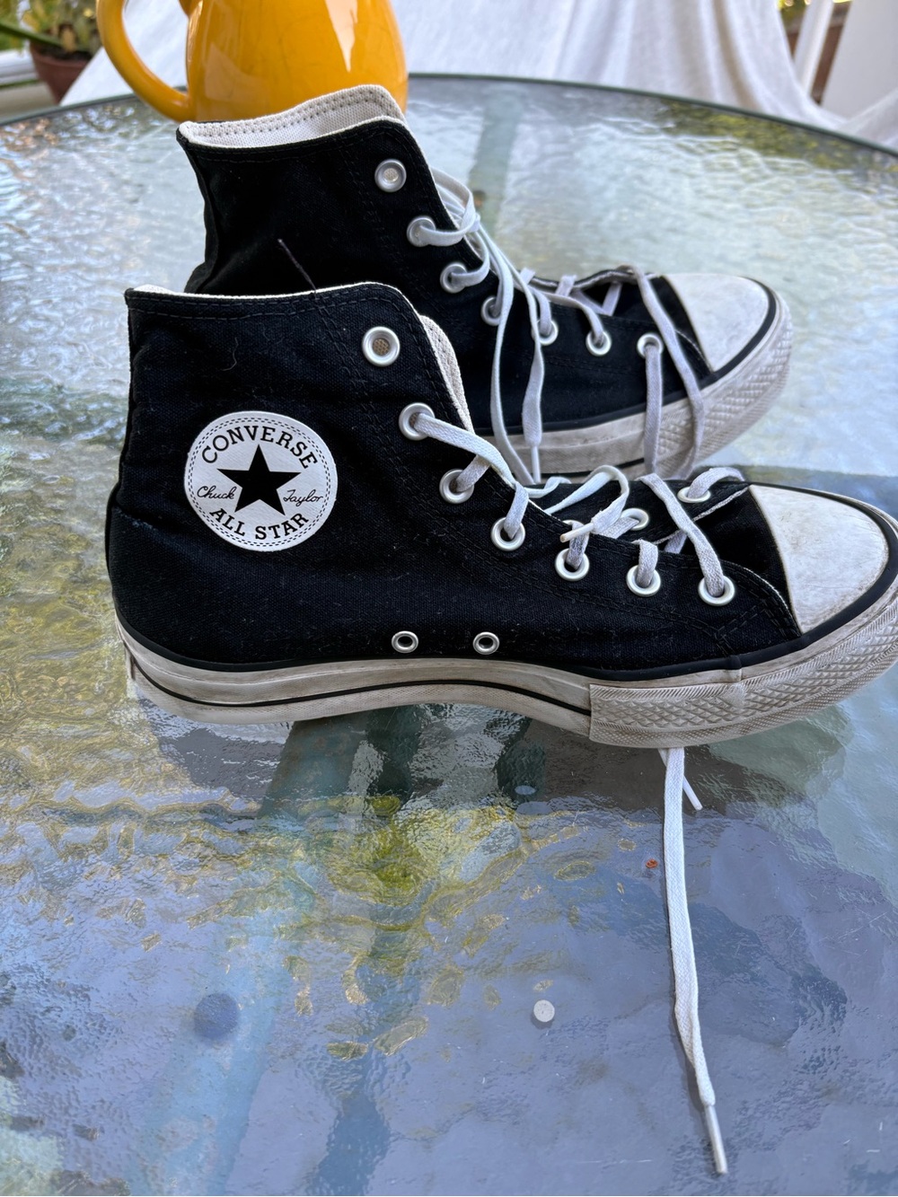 Converse Black & White High-Top Sneakers